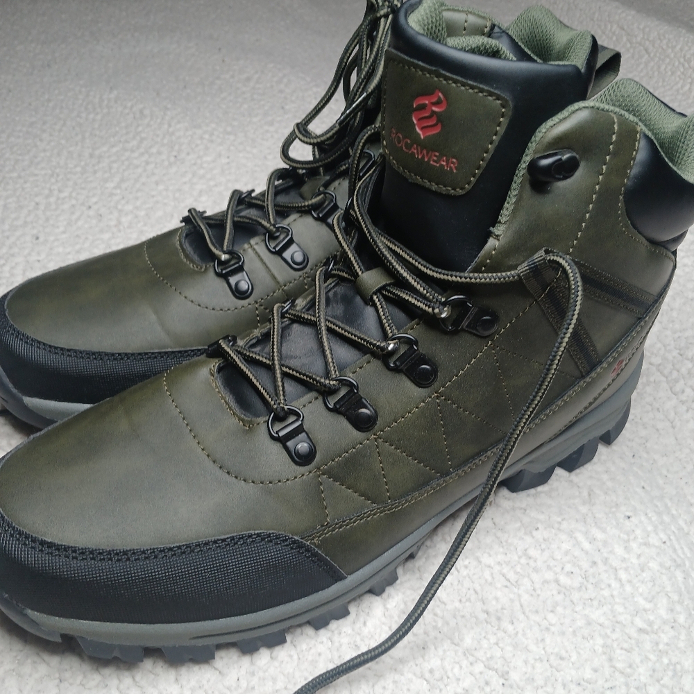 Rocawear Olive Green Streetwear Boots Size 13